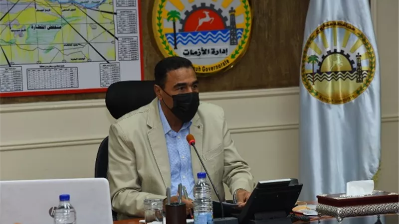 حفل رفاف جماعي وافتتاح مشروعات في احتفال مطروح بعيدها القومي.صور