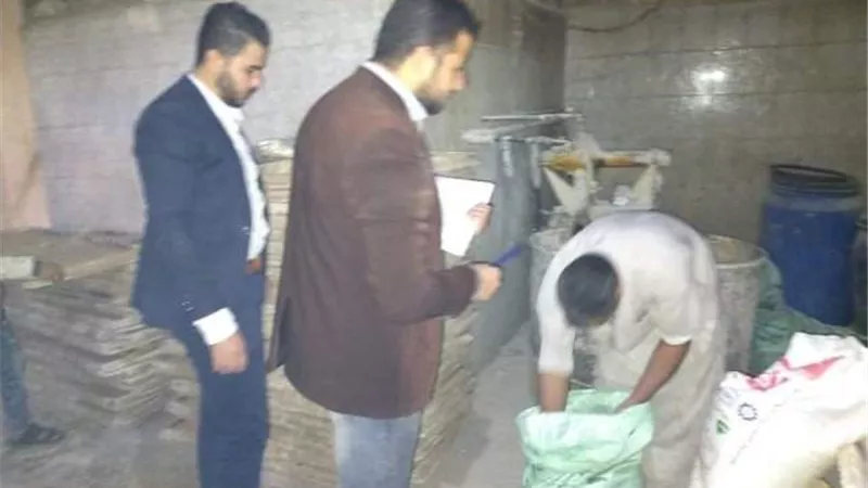 تحرير 12 جنحة صحية في مخابز أهناسيا