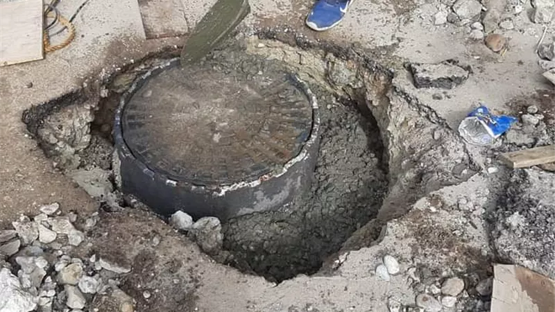 رئيس مياه القليوبية يوجه باصلاح مطبق صرف صحي بشبين القناطر