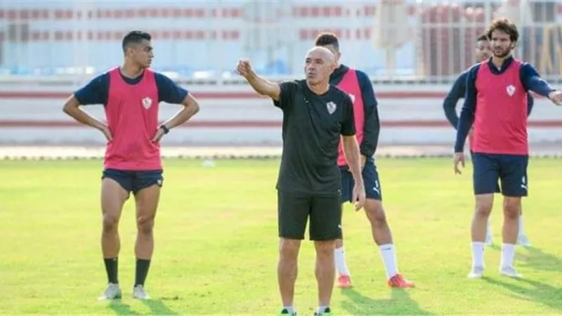 كواليس جلسة باتشيكو مع لاعبى الزمالك قبل بداية الموسم الجديد