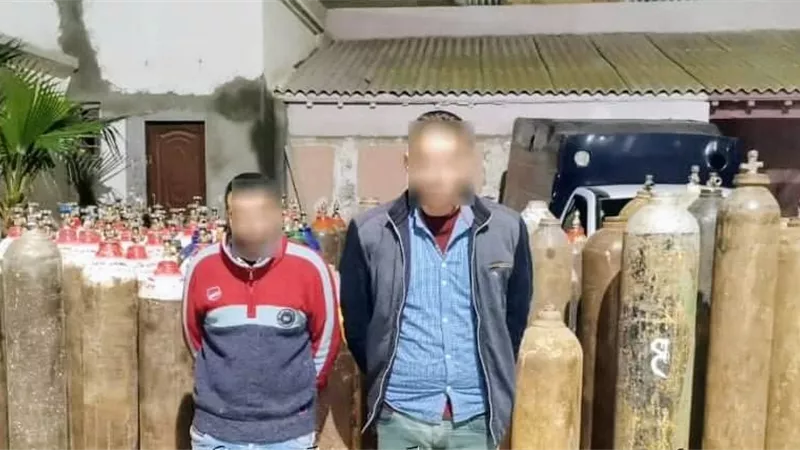 ضبط موظفان إختلسا 114إسطوانة أكسجين من مستشفى إيتاى البارود