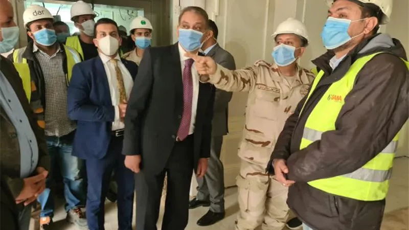 وزير المجالس النيابية يتفقدمبنى ديوان الوزارة بالعاصمة الإدارية الجديده