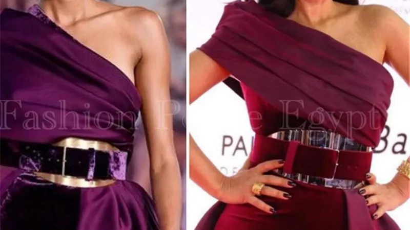 وقعت فى غرامه.. أول تعليق من بسمة بعد اتهامها بسرقة تصميم فستانها من ايلي صعب