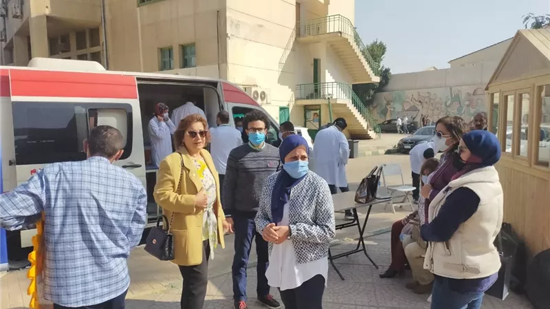 ألسن عين شمس تستضيف حملة وزارة الصحة للتبرع بالدم