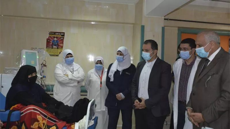 محافظ الجيزة يتفقد مستشفيات أبو النمرس والحوامدية العام