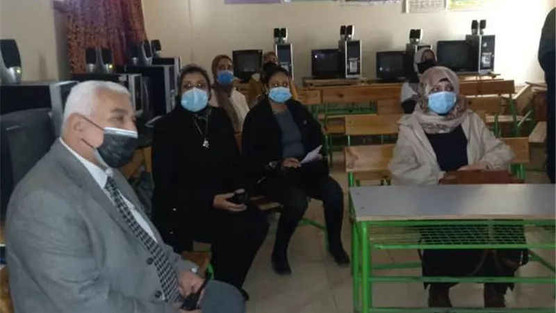 مدير تعليم الاسكندريه يتابع تدريب اللغه العربيه وأحكام التجويد