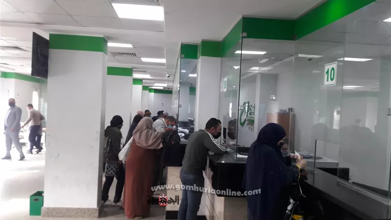 تنظيم عملية صرف المعاشات والالتزام بتطبيق الإجراءات الإحترازية و الوقائية بدمياط