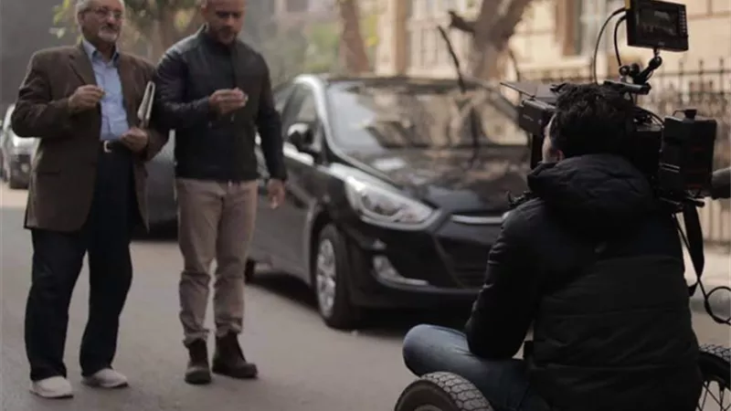 شاهد.. أحمد مكي برفقة أحمد حلاوة من كواليس 