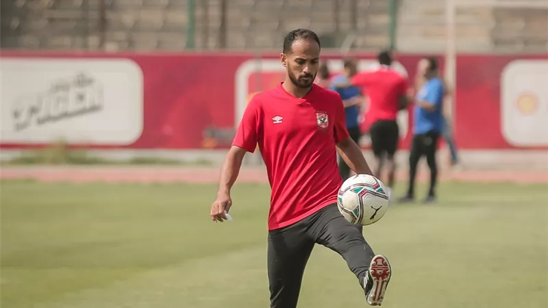 شاهد أول ظهور لـ وليد سليمان فى مران الأهلى بعد تعافى من كورونا