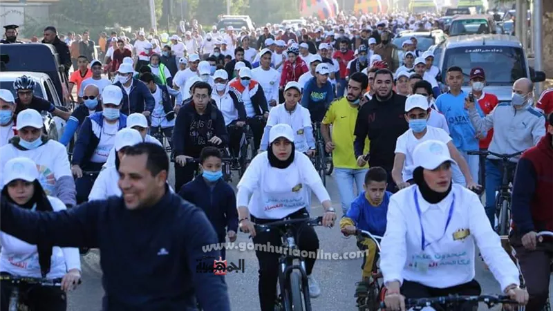 محافظ الشرقية يُشارك في ماراثون الجري والدراجات من أمام هيئة الرقابة الإدارية بالزقازيق