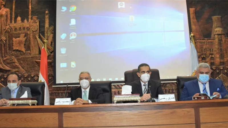 محافظ الغربية ورئيس الجامعة يشهدان احتفالية الرقابة الإدارية لمكافحة الفساد
