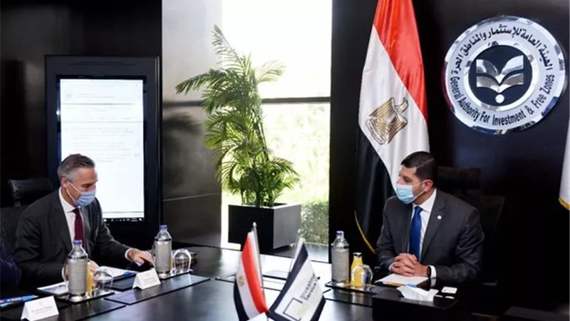 رئيس هيئة الاستثمار يبحث مع رئيس الغرفة الألمانية العربية للصناعة والتجارة سبل التعاون بين الجانبين