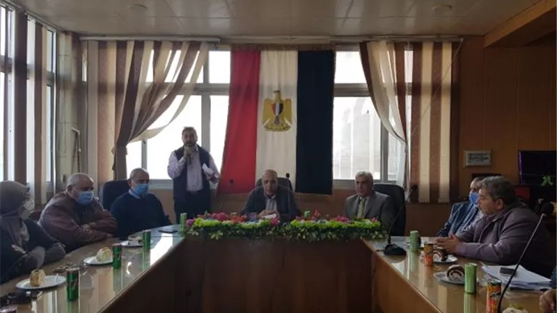 جهاز مدينة دمياط يكرم قيادات الجهاز المحالين للمعاش.. بالصور
