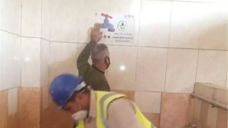 مياه الشرب والصرف الصحي تقوم بتركيب قطع توفير المياه بدور العبادة بمركزي الزقازيق وديرب نجم