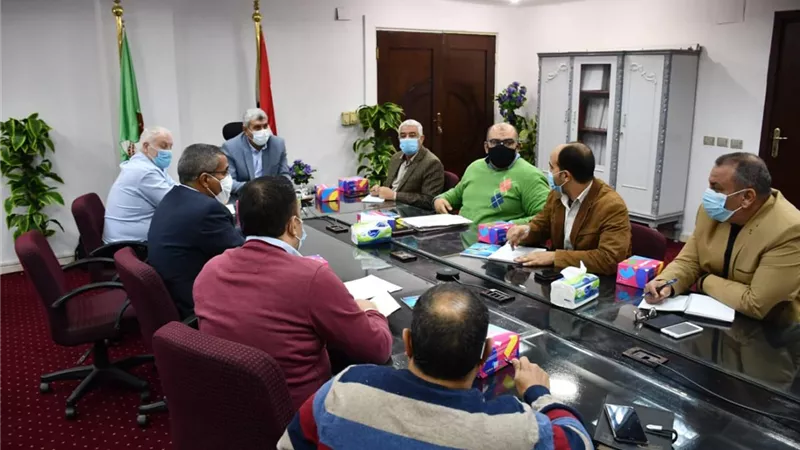 مياه المنيا : اجتماع مع برنامج الوكالة الأمريكية للدعم المؤسسى IWSSTA
