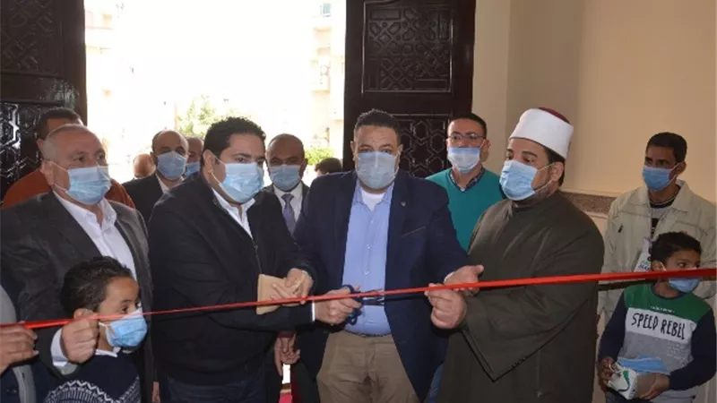 نائب محافظ بني سويف يفتتح مسجد الحسن البصري بالمدينة الجديدة .صور
