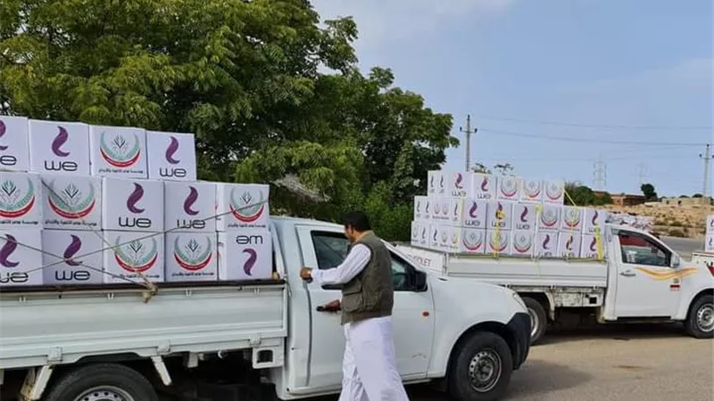 المصرية للاتصالاتWE تطلق قافلة لأهالي شمال سيناء بالتعاون مع مؤسسة مصر للتنمية والإبداع