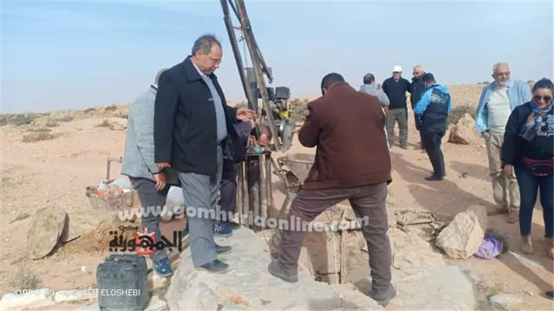 بحوث الصحراء يكثف جهوده لحصاد مياه الأمطار بصحراء مطروح