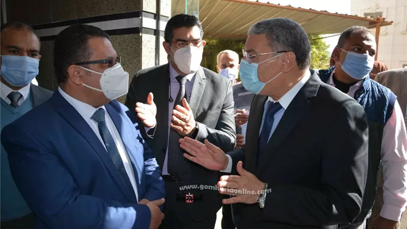 محافظ المنيا يتابع أعمال رفع كفاءة المنشآت الصحية والمراكز الطبية