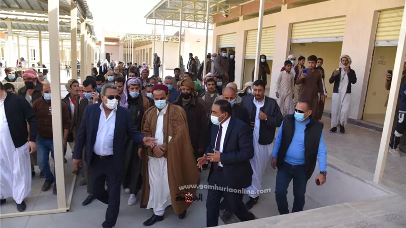 سوق حضاري جديد لمدينة براني فى مطروح بتكلفة 19 مليون جنيها