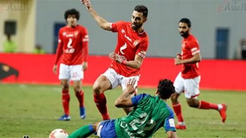 الأهلى يتقدم على المقاصة بالهدف الأول