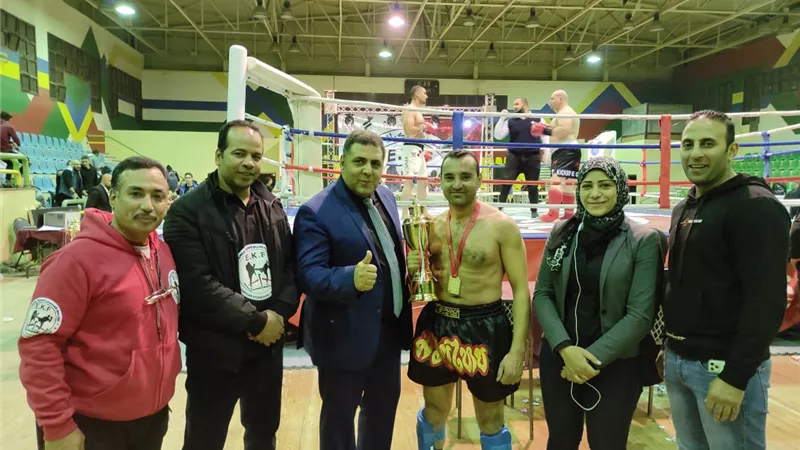 أساتذة الكيك بوكسينج يحصدون الميداليات الذهبية وكأس بطولة الجمهورية
