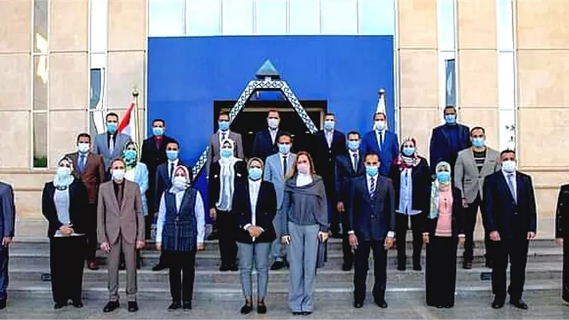 نائب محافظ الوادي الجديد تشهد إفتتاح 