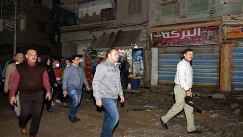 رفع الاشغالات والتعديات والالتزام بمواعيد فتح وغلق الورش بحى وسط