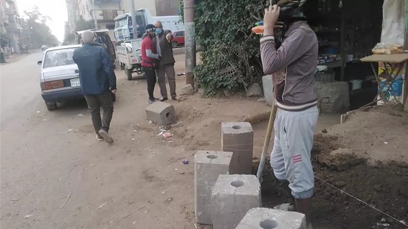 رصف شوارع سرس الليان وتجميل مدخل المدينة الحامول