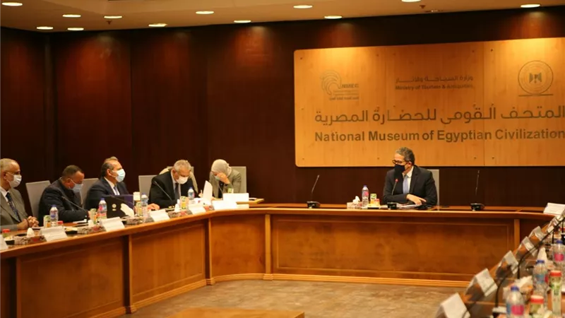 انعقاد الاجتماع الأول لمجلس إدارة هيئة المتحف القومي للحضارة المصرية بالفسطاط