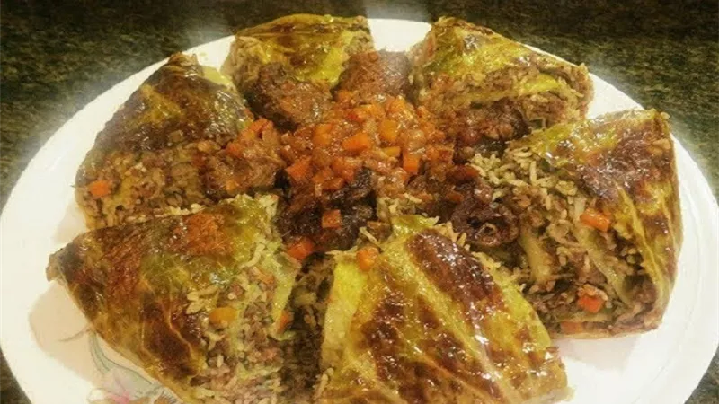 الكرنب بشكل وحشو جديد ومختلف لازم تجربوه بالفيديو