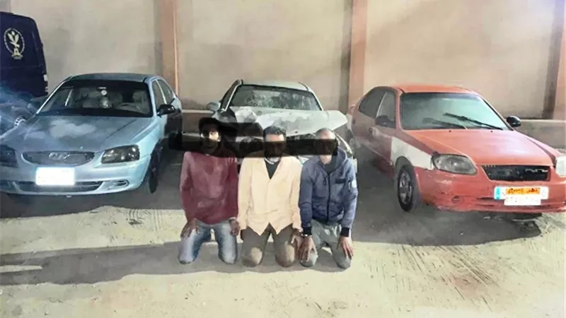 حبس عصابة سرقة السيارات فى الاسماعيلية