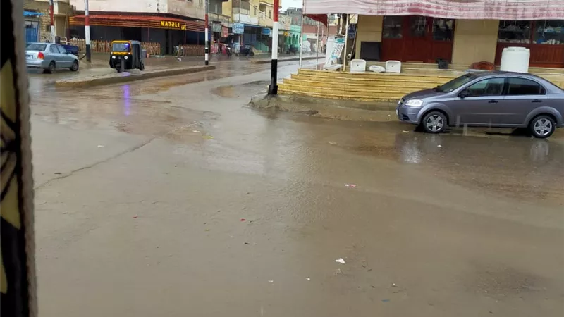 امطار غزيرة علي مطروح وحالة طوارئ بمدن المحافظة
