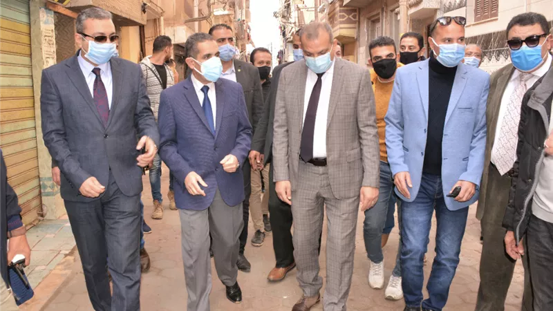 محافظ الغربية: نقلة حضارية في تطوير المناطق العشوائية بالمحلة-صور
