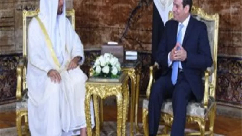 ولى عهد أبو ظبي يغادر القاهرة بعد لقاء السيسي وبحث دعم التعاون