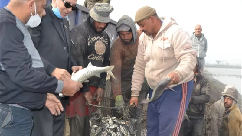 رئيس هيئة الثروة السمكية يفتتح موسم الصيد بكفر الشيخ ويتفقد أعمال تطوير بحيرة البرلس