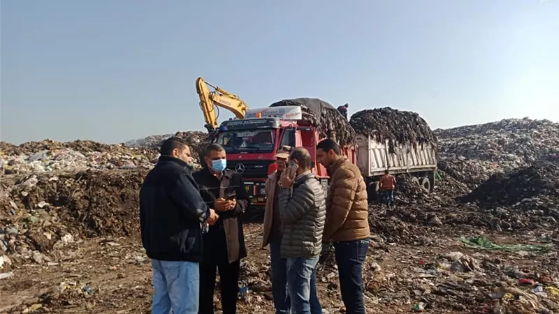 محافظ المنوفية : فى شهر واحد رفع 73 ألف طن تراكمات قمامة .. والإنتهاء من نقل كافة المقالب خلال 60 يوماً