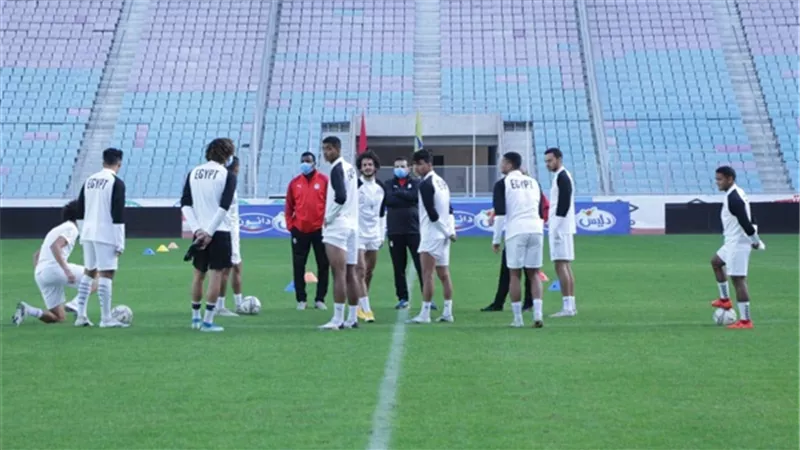 منتخب الشباب ينهى إستعداداته لمواجهة تونس غداً .. صور