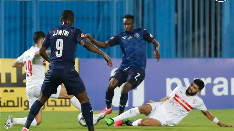 شوط بدون أهداف بين الزمالك وبيراميدز فى الدورى