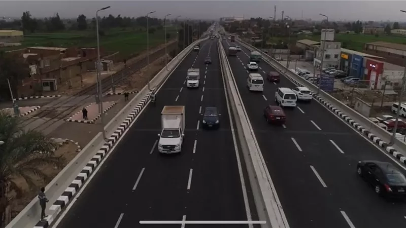 تشغيل تجريبي لكوبرى قلما تمهيدا للافتتاح..صور