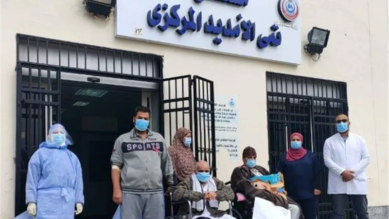 خروج 10 متعافين من كورونا خلال يومينمن مستشفى عزل تمى الأمديد.. بالصور