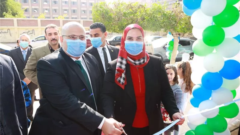 وزيرة التضامن تفتتح المركز الرئيسي لمؤسسة 
