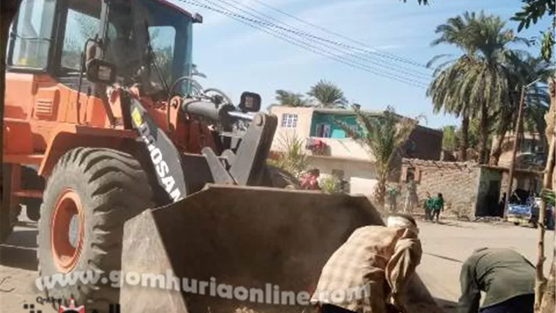 إستمرار حملات المرافق والنظافة والتجميل بمركز ومدينة أرمنت غرب الاقصر