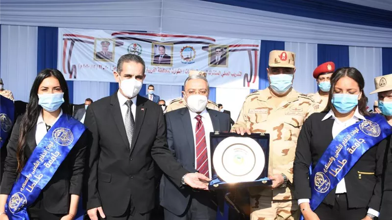 طلاب جامعة طنطا يشاركون في صقر 73 لمجابهة الأزمات بالغربية-صور