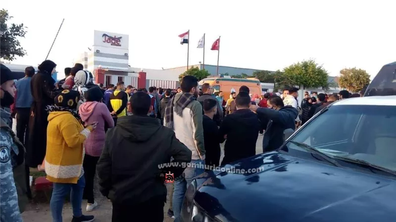 بالصور.. وفاة عاملة واصابات شديدة ومتوسطة للاخرين فى انفجار جهاز طباعة باحد شركات العاشرمن رمضان
