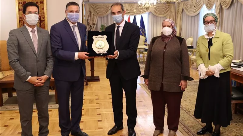 إنشاء مركز للتدريب والإبداع الرقمي بجامعة بنها بالتعاون مع وزارة الاتصالات وتكنولوجيا المعلومات