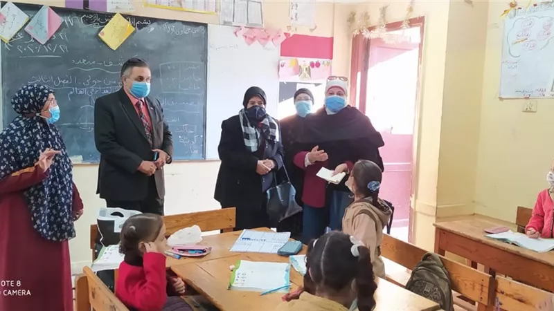 جولات ومتابعات مديري الإدارات التعليمية لمدارس القليوبية