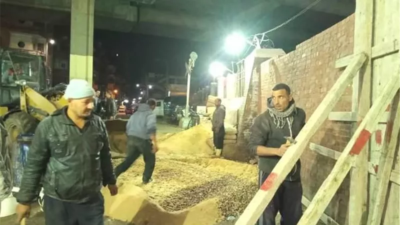 غلق مزلقان أبوعميرة بالشرقية للحفاظ على سلامة المواطنين