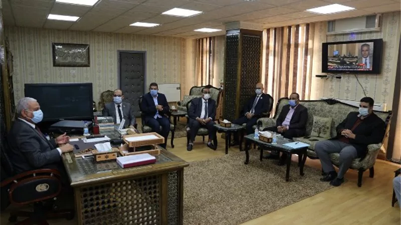 محافظ السويس يستقبل أعضاء مجلسي الشيوخ والنواب