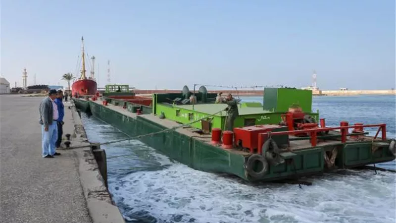 9825 طنا من المنتجات الزراعية اجمالي صادرات ميناء دمياط اليوم